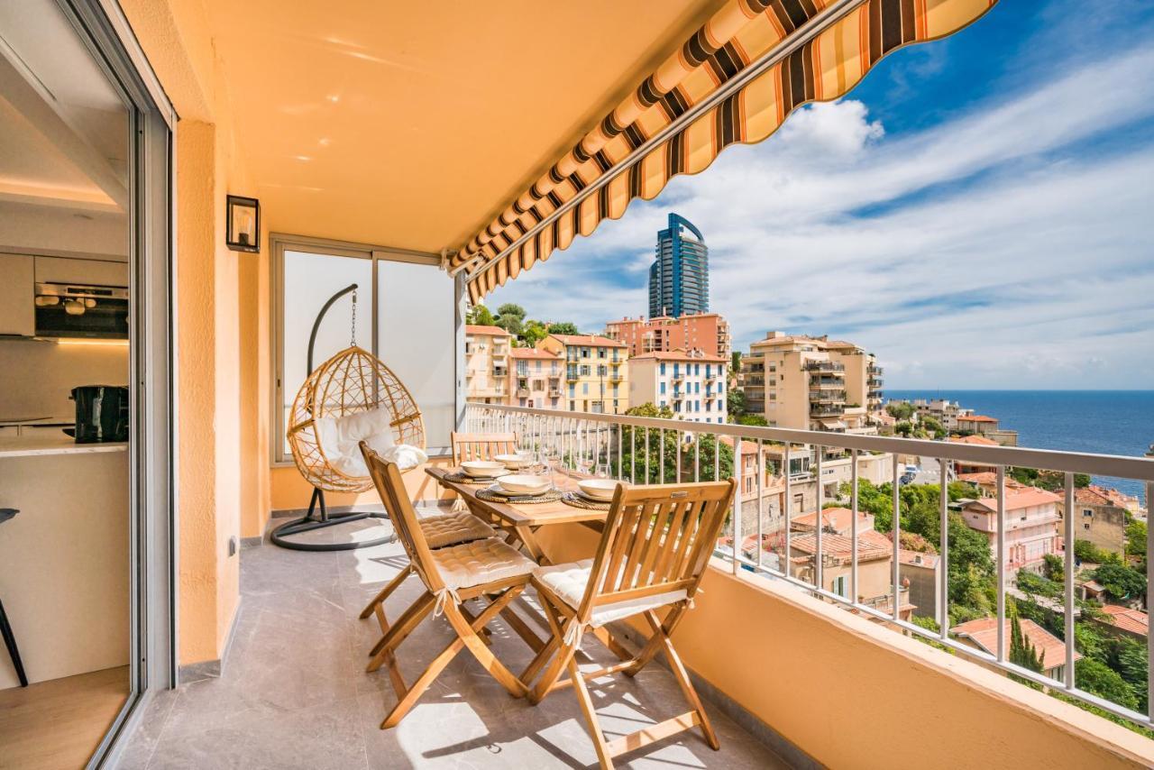 Baie De Monaco, Vue Mer, Terrasse, Parking Gratuit Appartement Beausoleil
